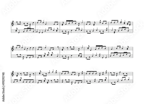 music notes background