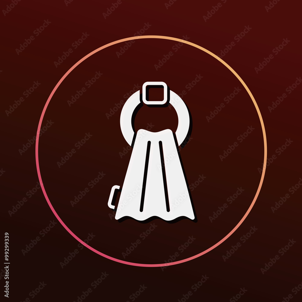 Obraz premium towel icon