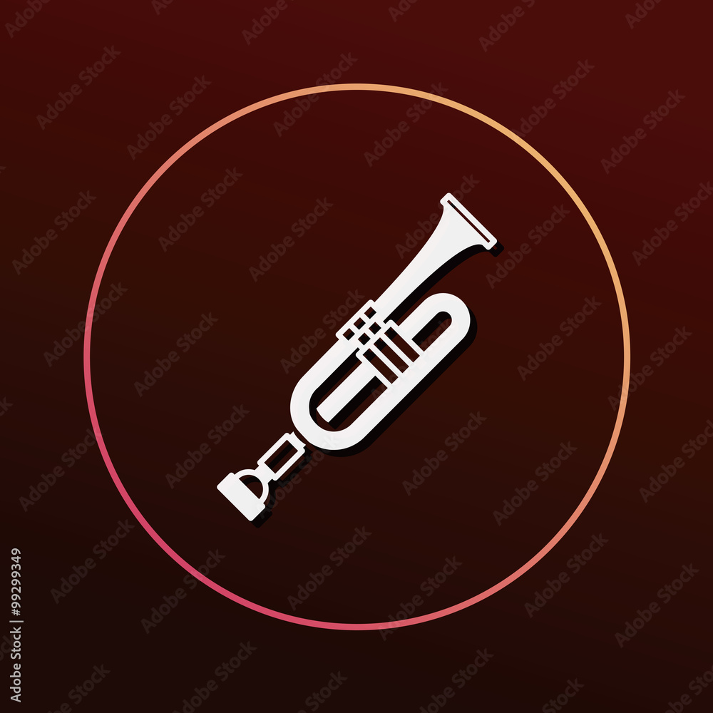 trumpet icon trumpet icon