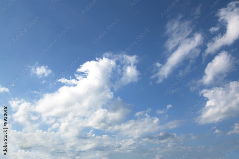 Obraz premium blue sky background.