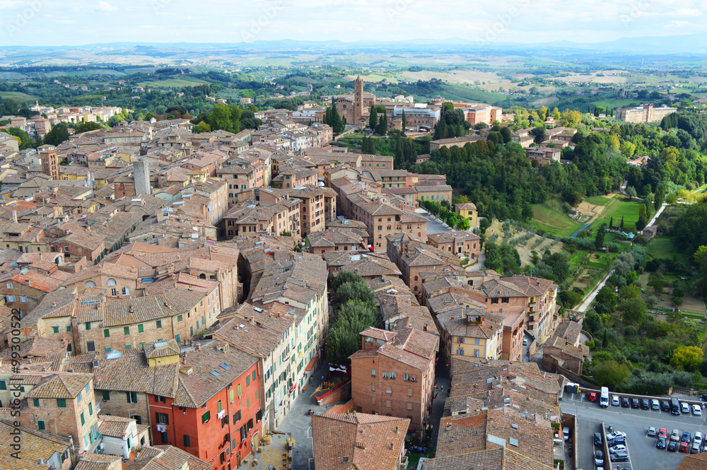 Fototapeta premium siena panorama