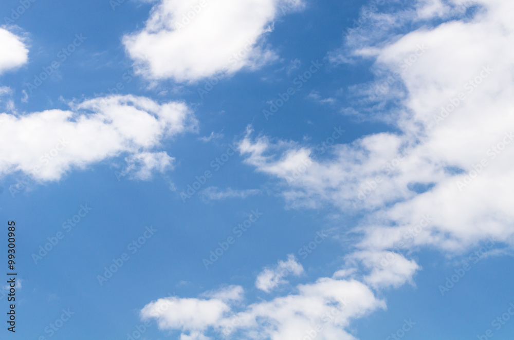 Fototapeta premium Blue sky with clouds