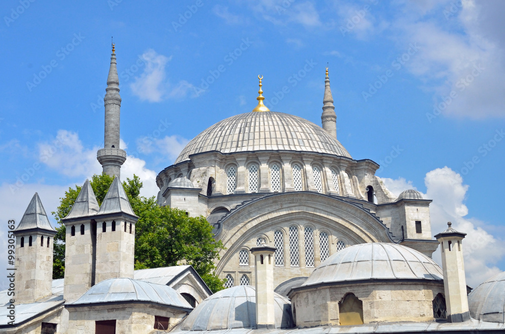 Nuruosmaniye Mosque in Historic Areas of Istanbul