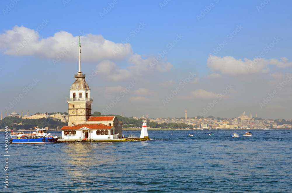 Maiden's Tower in Istanbul,Turkey