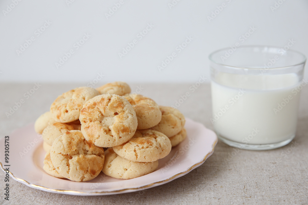 Homemade cookies, selective focus Homemade cookies, selective focus