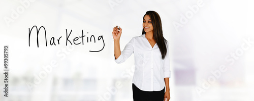 Woman Doing Marketing