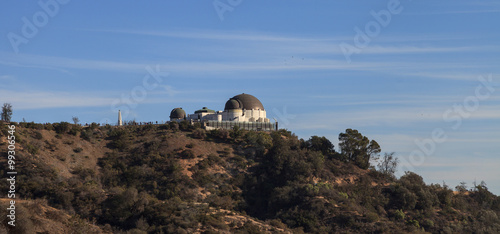 Los Angeles skyline from the Griffith Observatory in Southern California, United States photo