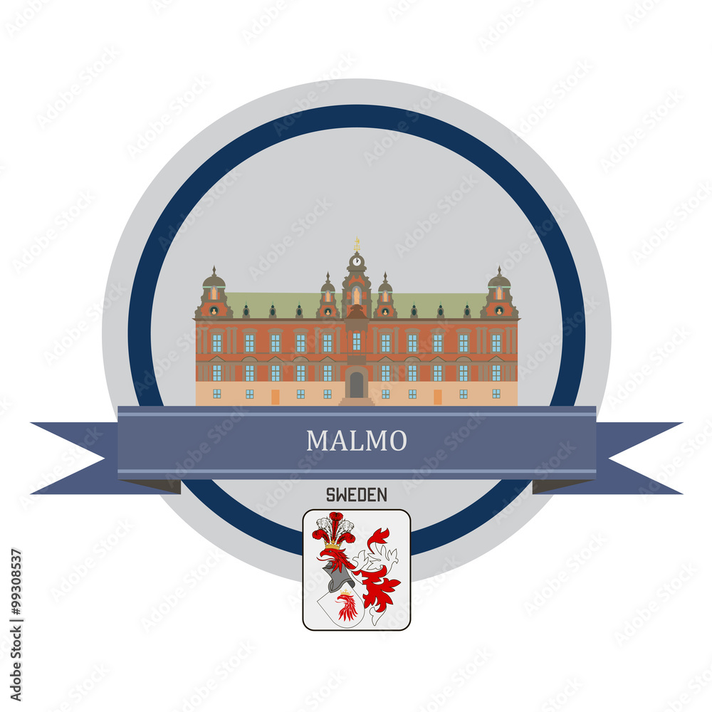 Malmo ribbon banner