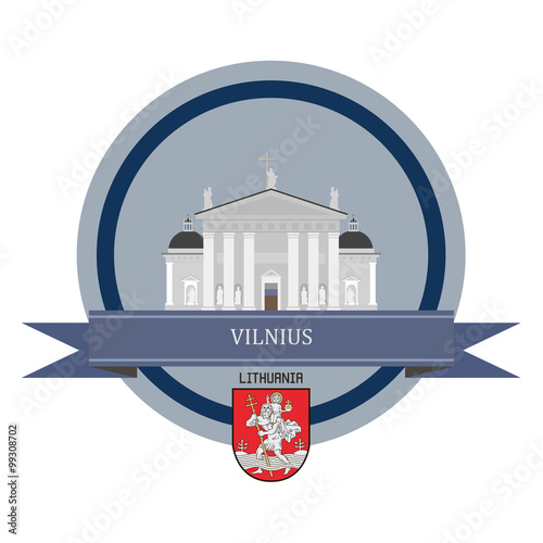 Vilnius ribbon banner