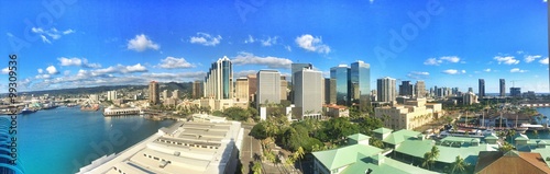 honolulu skyline panorama