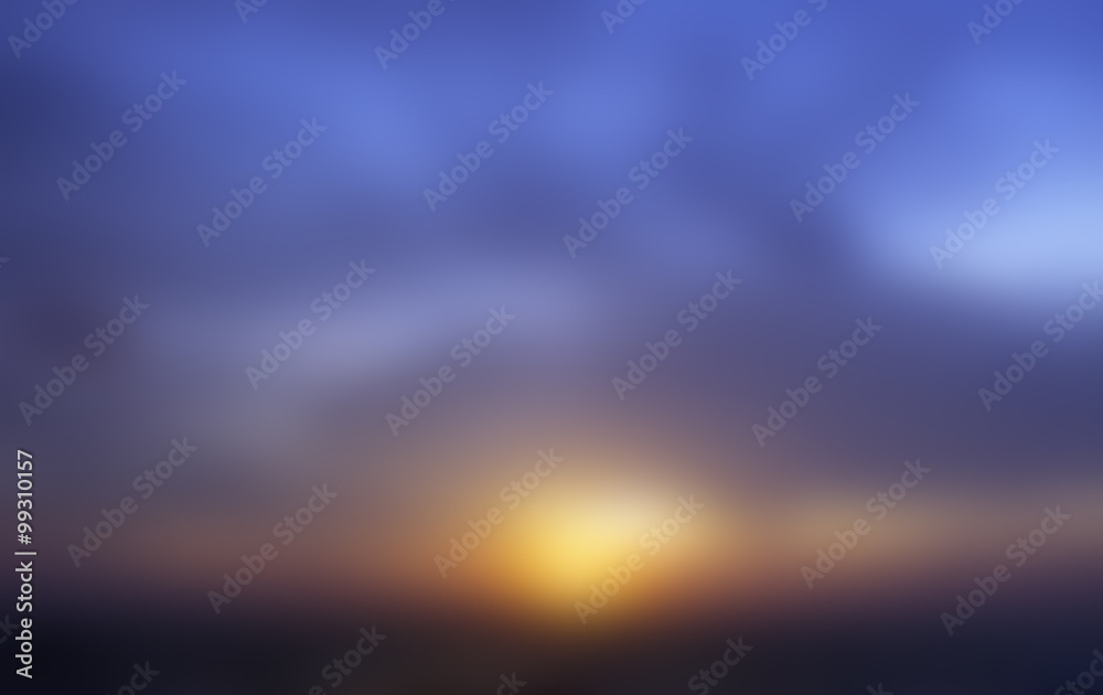 sky background Blur and Select focus 