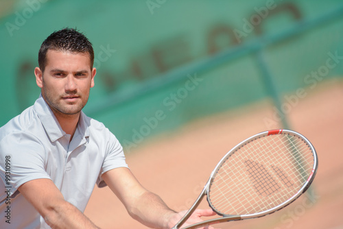 man with racket © auremar
