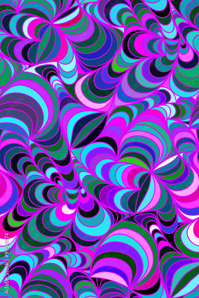 Vector floral background of drawn lines Vector floral background of drawn lines