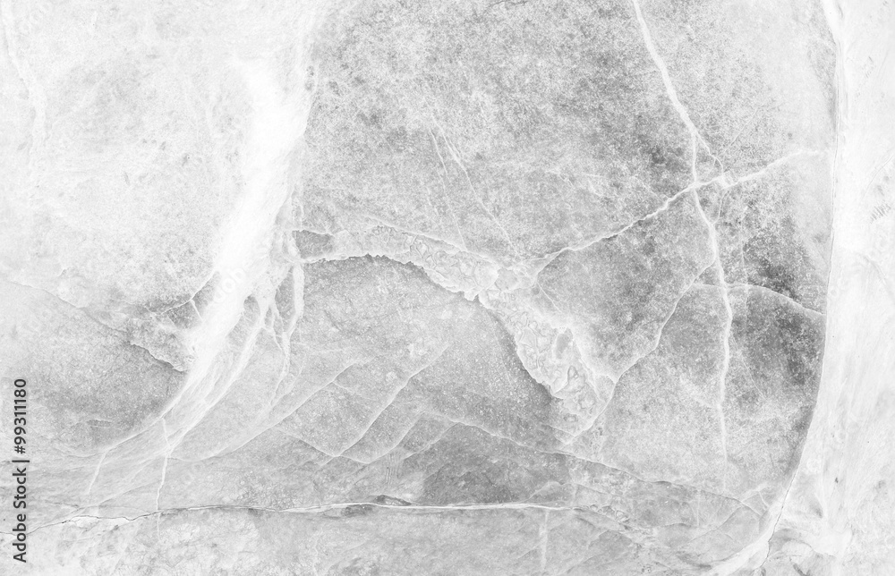Naklejka premium Zbliżenie powierzchni marmuru kamiennej ściany tekstury tło w czerni i bieli brzmieniu