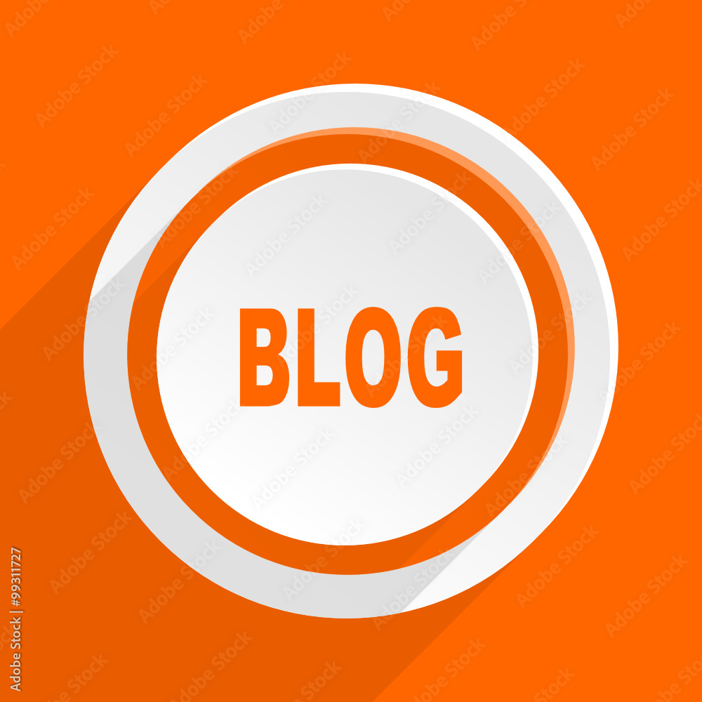 blog orange vector icon blog orange vector icon