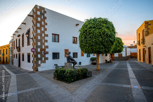 Aguimes town on Canary island photo
