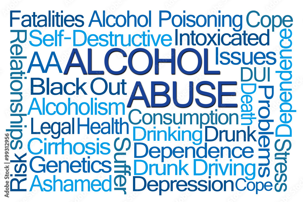 Alcohol Abuse Word Cloud