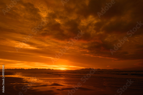sunrise on the beach