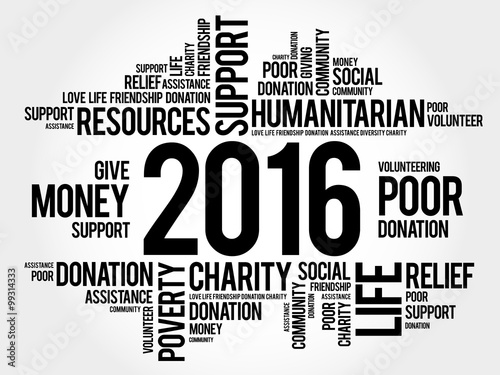 2016 help word cloud concept background