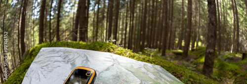 finding the right position in the forest via gps