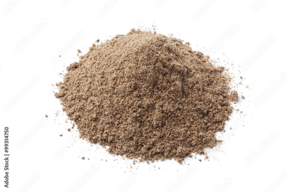 Heap of dried Nutmeg powder Heap of dried Nutmeg powder