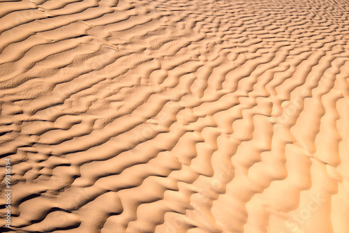 Abstract landscape of the sand dunes desert of Sahara, South Tunisia