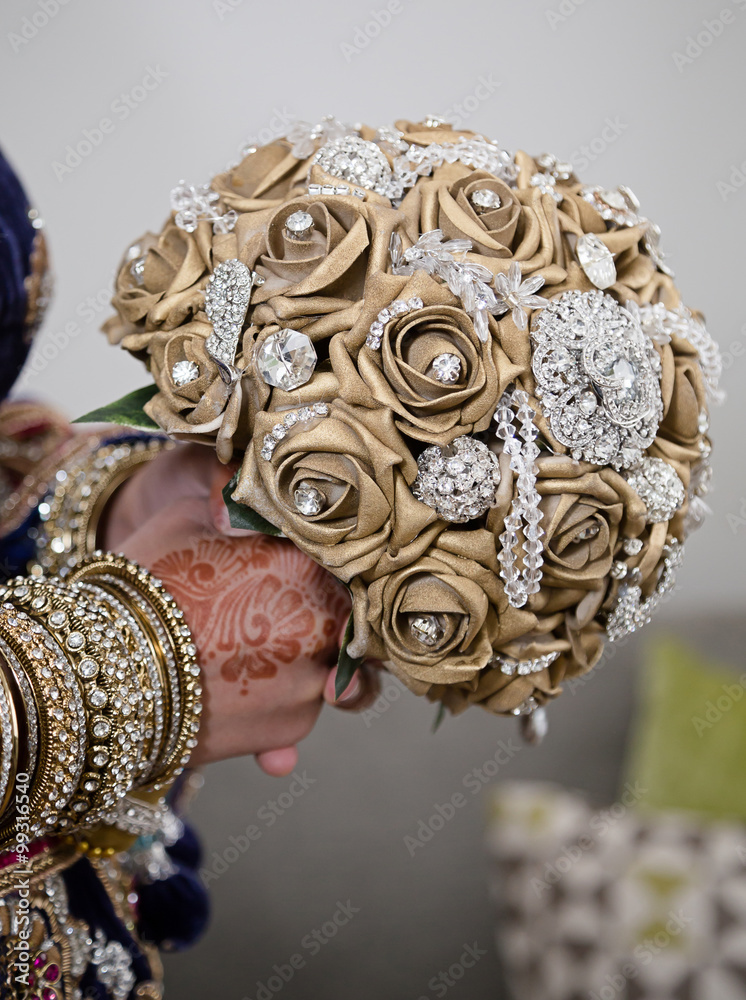 Obraz premium Gold bouquet