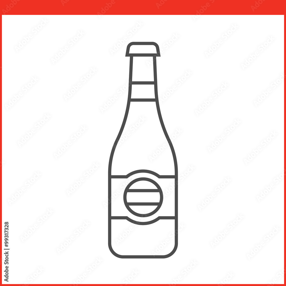 Alcohol bottle icon Alcohol bottle icon