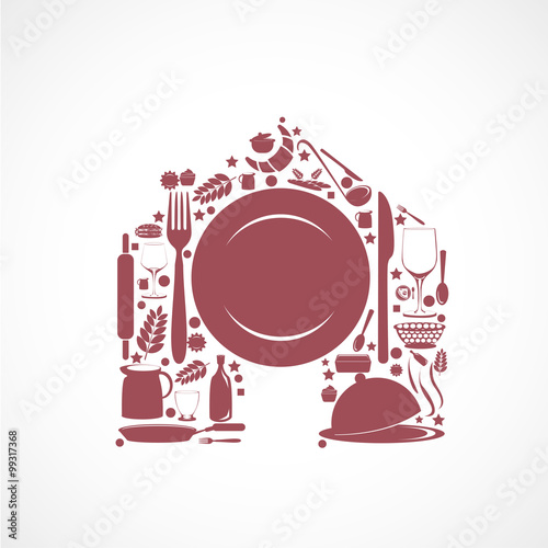 illustration alimentation,cuisine