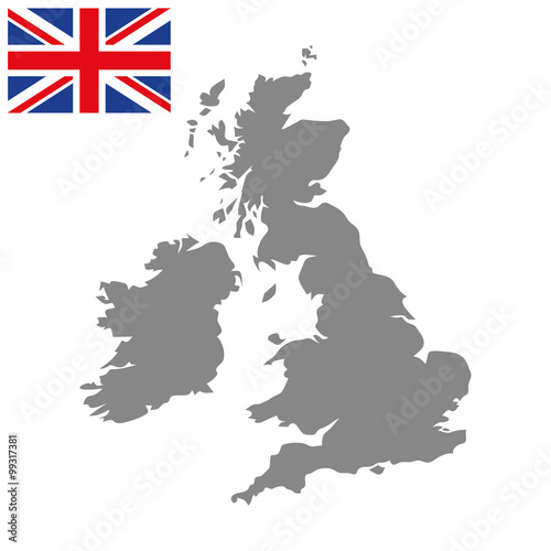 Map of the Great Britain