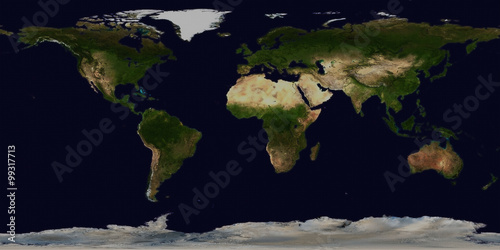 Abstract Polka dot World map