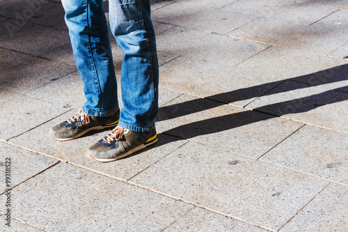 Man standing in the street