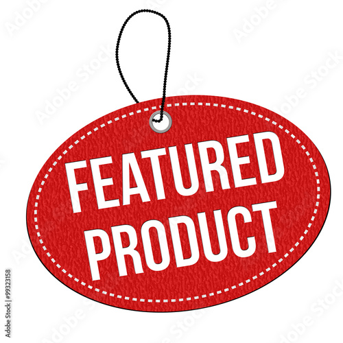Featured product  label or price tag