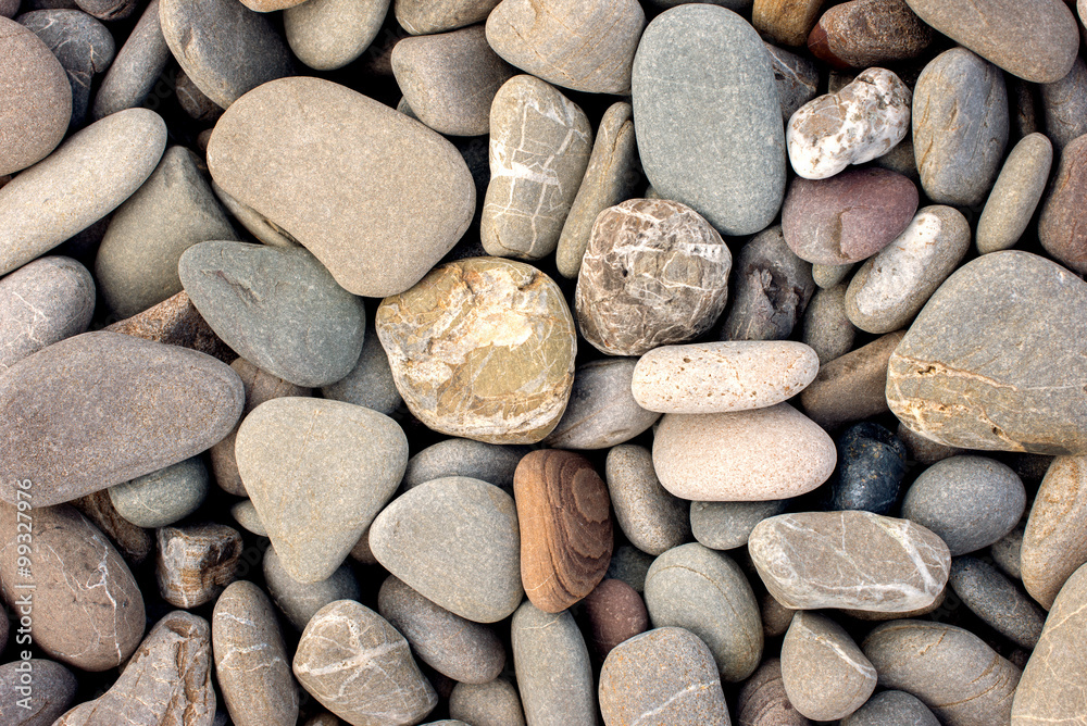 beach stones background