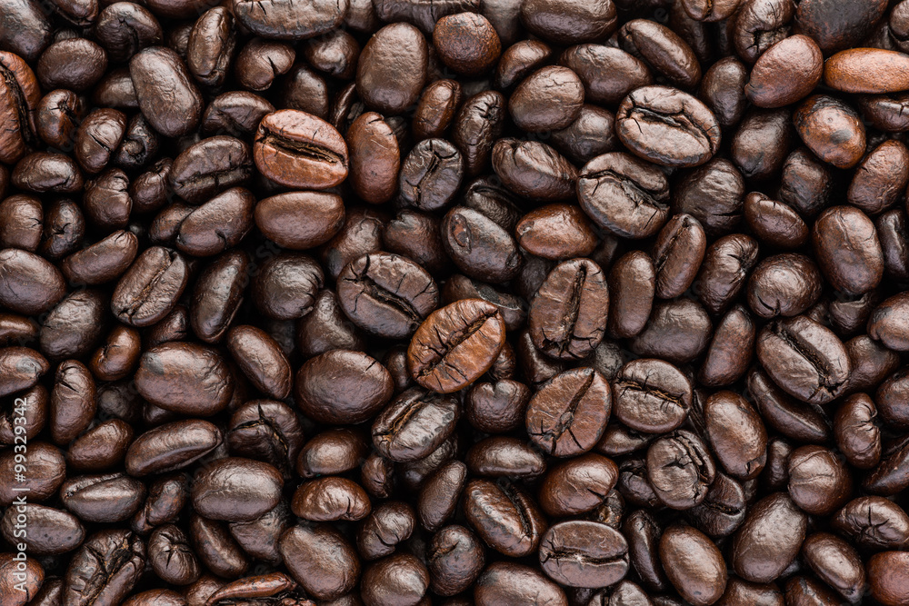 background of brown coffee beans background of brown coffee beans
