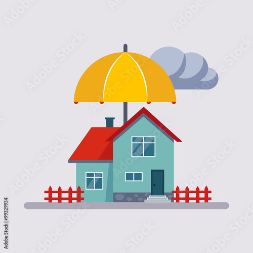 House Insurance Vector Illustartion