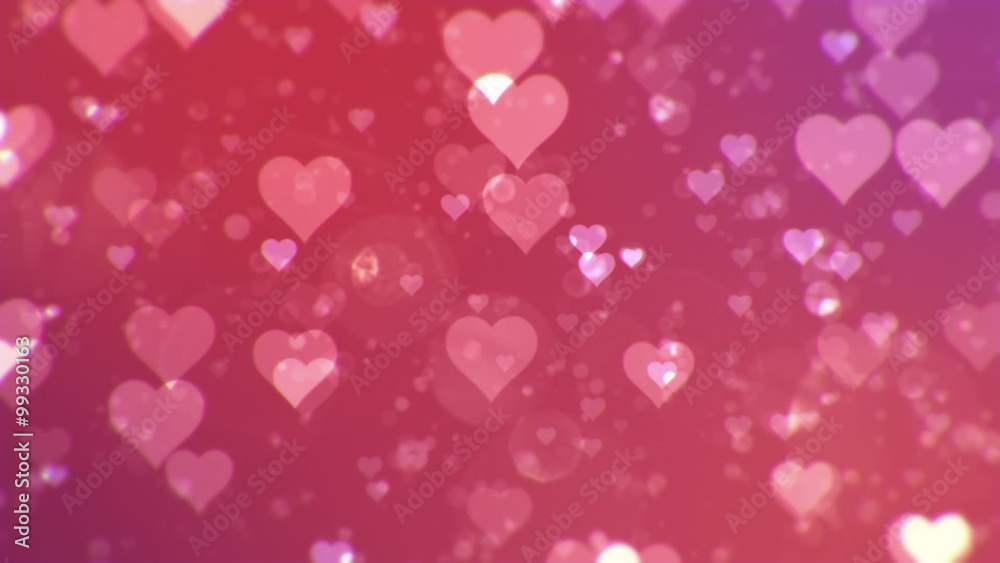 Valentine's day,abstract background,flying hearts and particles.Loopable. Valentine's day,abstract background,flying hearts and particles.Loopable.