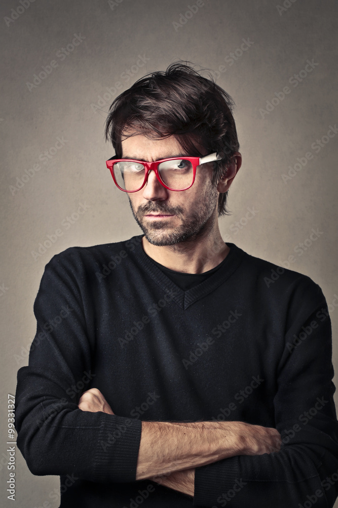 Fototapeta premium Red glasses