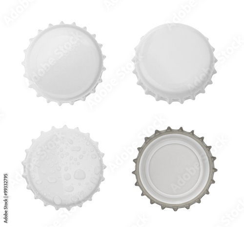 Bottle cap isolated on white background. without shadow