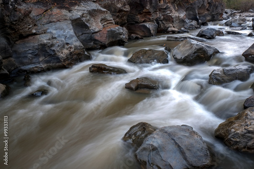creek flowing over the rocks