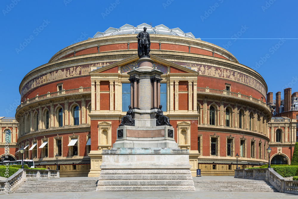Main steps up to Royal Albert Hall.