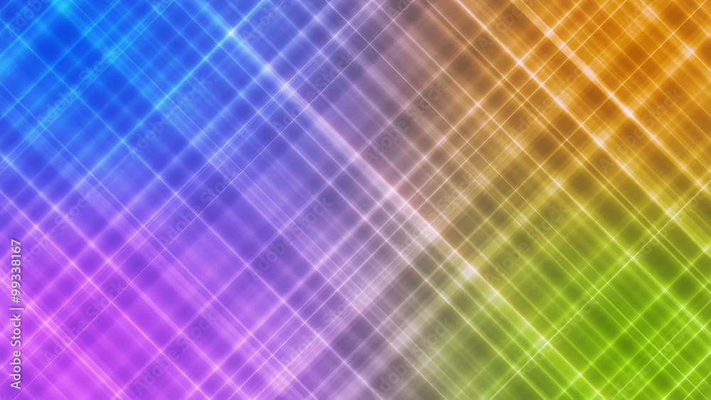 Broadcast Intersecting Hi-Tech Slant Lines, Multi Color, Abstract, Loopable, HD