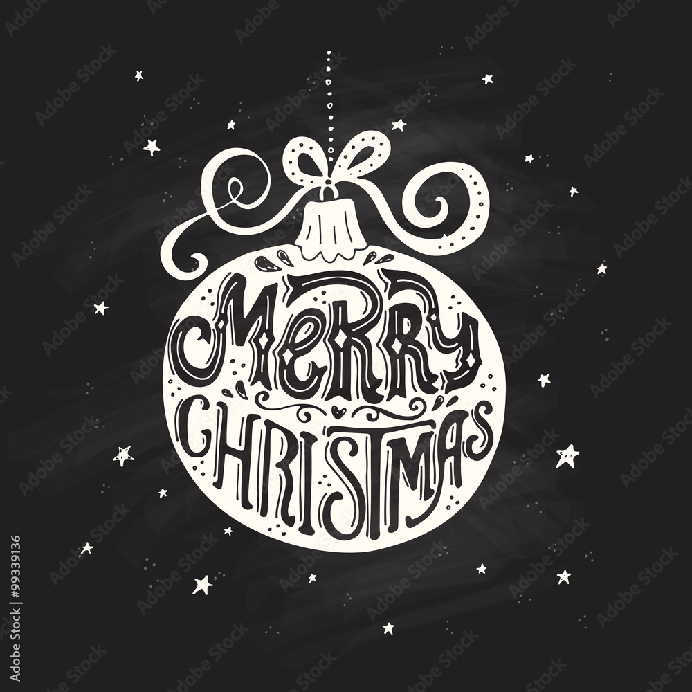 Naklejka premium Christmas Card