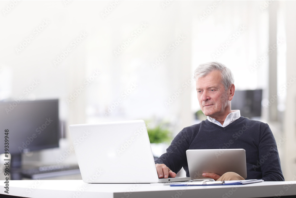 Working at office Working at office