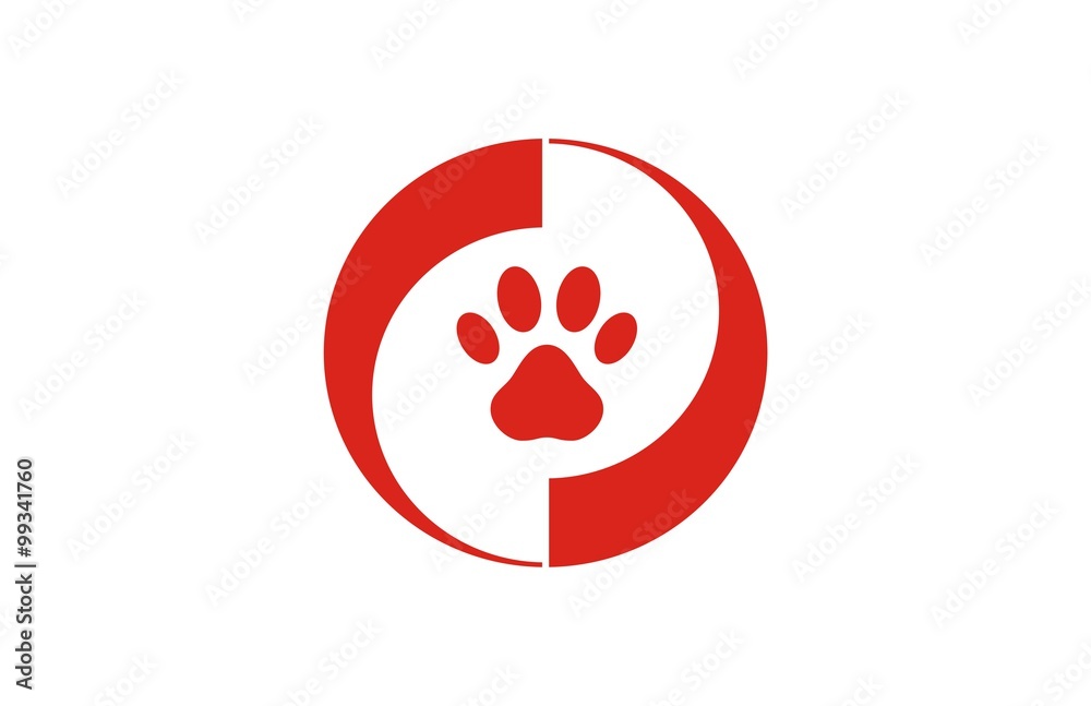 round dog leg logo Stock Vector | Adobe Stock