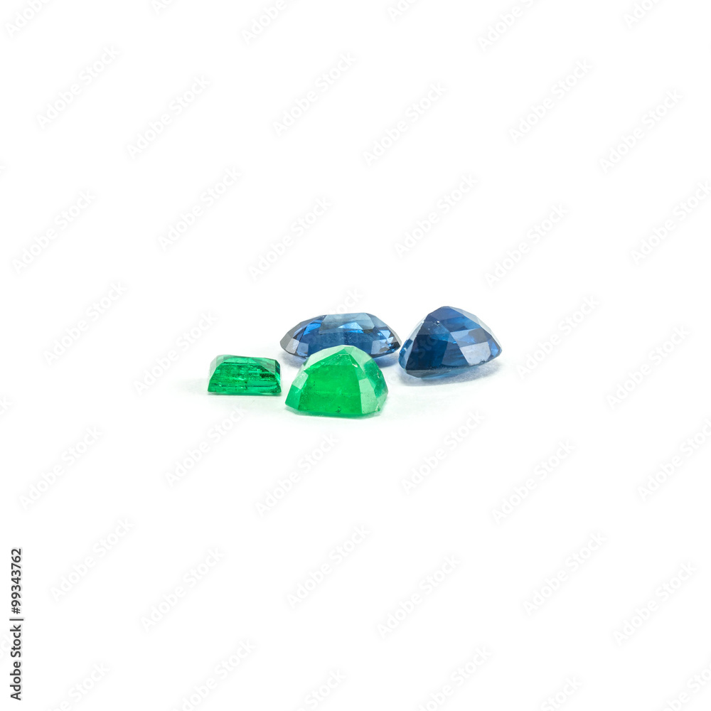 Closeup pebble isolated on white background Closeup pebble isolated on white background