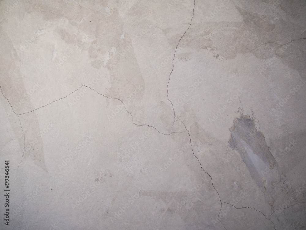 Naklejka premium Cracked concrete wall