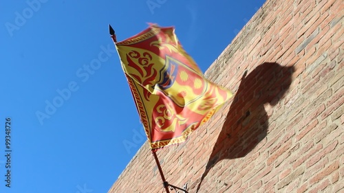 bandiera che sventola