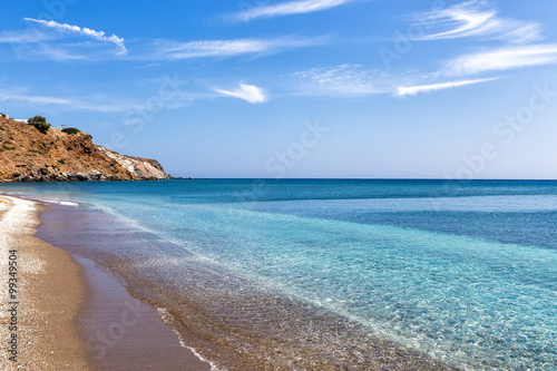 Palaiochori beach, Milos island, Cyclades, Greece photo