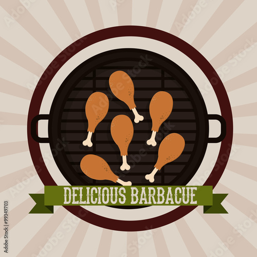 delicious barbecue design 